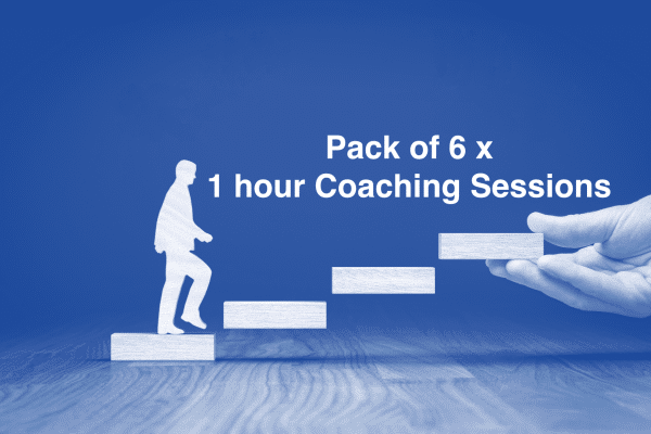 Pack of 6 x 1 hour coaching sessions