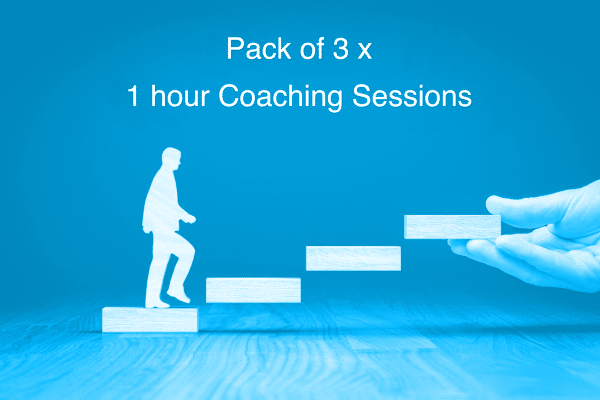 Pack of 3 x 1 hour coaching sessions